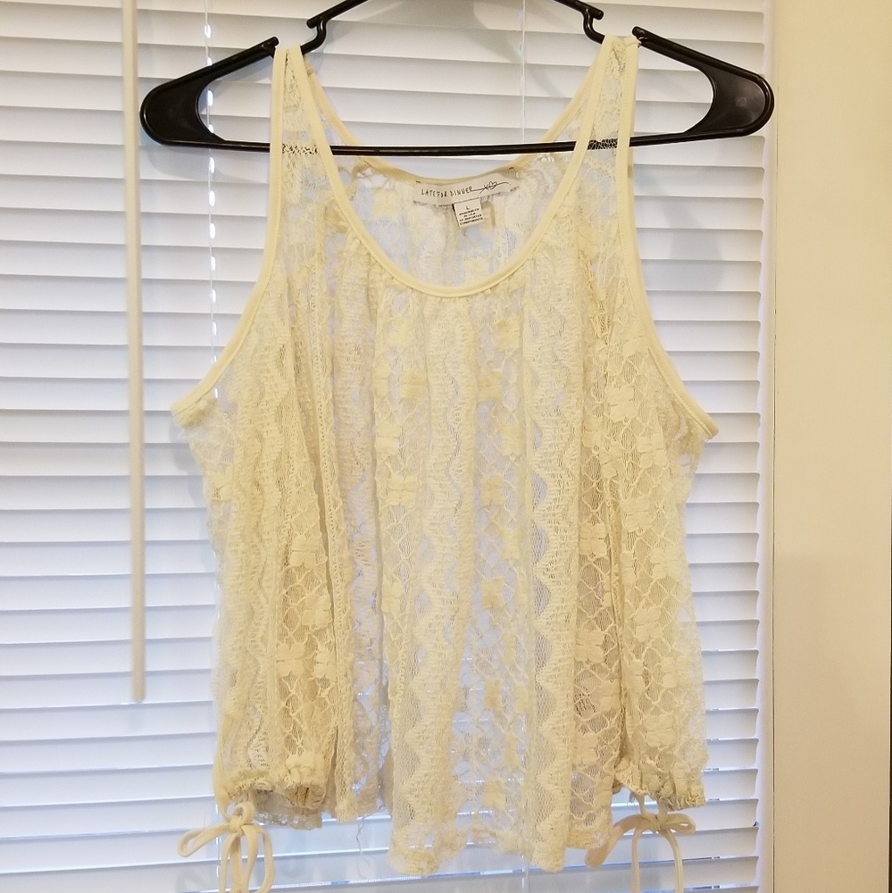 Lace crop top